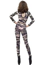 Fever CATSUIT CAMOUFLAGE PRINT
