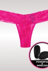 Secrets Vibrating Panties - Vibrerende string met remote - Roze