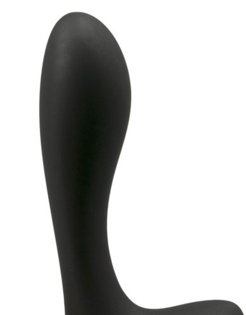 Master Series Zwarte ergonomische prostaatvibrator