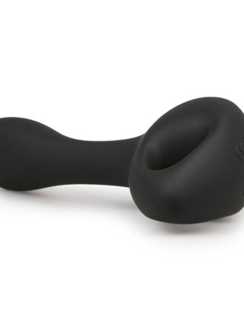 Master Series Zwarte ergonomische prostaatvibrator