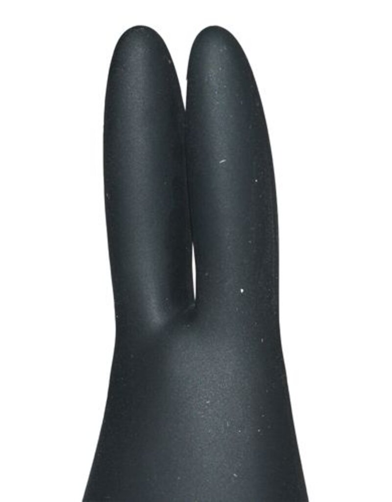 BOOM Zwarte Orna vibrator met konijnenoortjes
