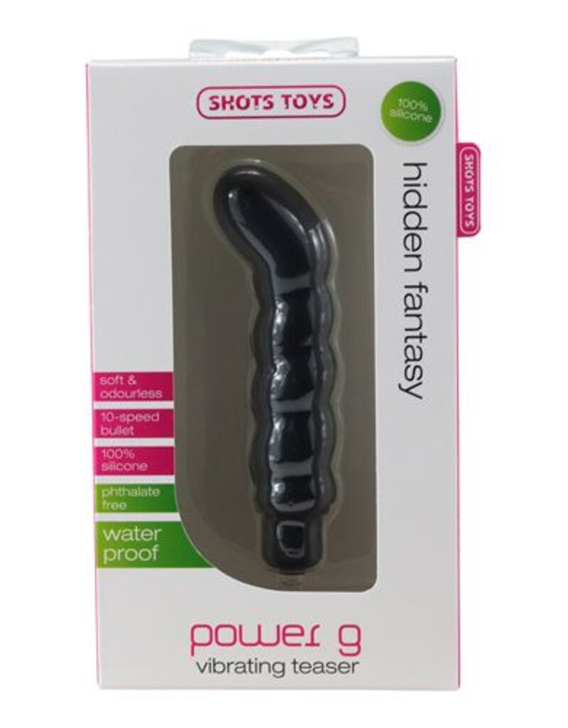 Shots Toys G-spot vibrator Power G in het zwart