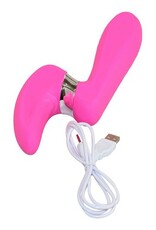 Nobu Duo vibrator siliconen Ducky - roze