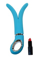 G-Vibe 2 vibrator met 2 uiteinden - blauw
