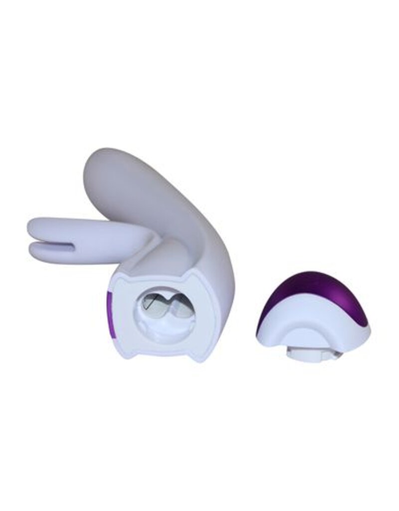 Ovo G-spot vibrator Rabbit K5 Ovo Wit/Violet