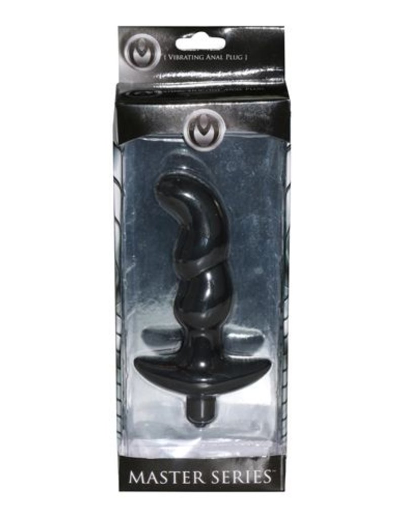 Master Series Onyx vibrerende anaalplug