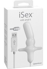 ISEX USB Anaal Vibrator - Wit