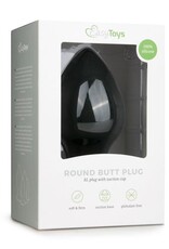 Easytoys Anal Collection Zwarte grote puntige buttplug