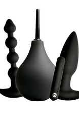 Black Velvets Set met buttplugs en anaal douche