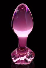 Icicles Roze glazen dildo No 48