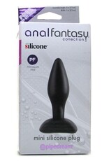 Anal Fantasy Zwarte mini siliconen buttplug