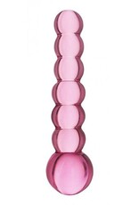 Prisms Erotic Glass Aum Glassdrop Glazen Dildo - Roze
