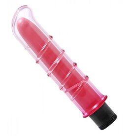 Prisms Erotic Glass Blushing Dervish Glazen Vibrator Dubbele Laag - Roze