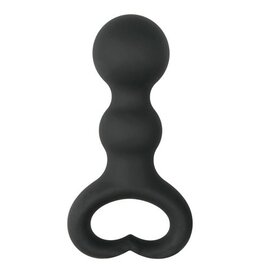 Online Only Heavenly Heart Buttplug - Zwart