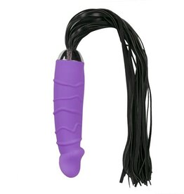 Fetish Collection Dildo Met Flogger - Paars