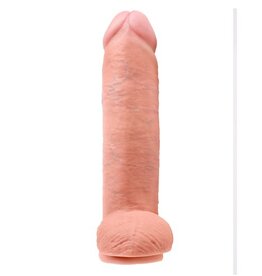 King Cock Huidkleurige realistische dildo 30 cm