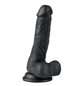 Dildo Collection Realistische Dildo Met Zuignap 17.5cm - Zwart