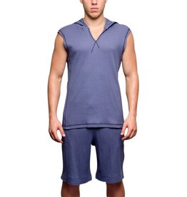 Jocko Yuri Top Met Capuchon - Denim Blauw