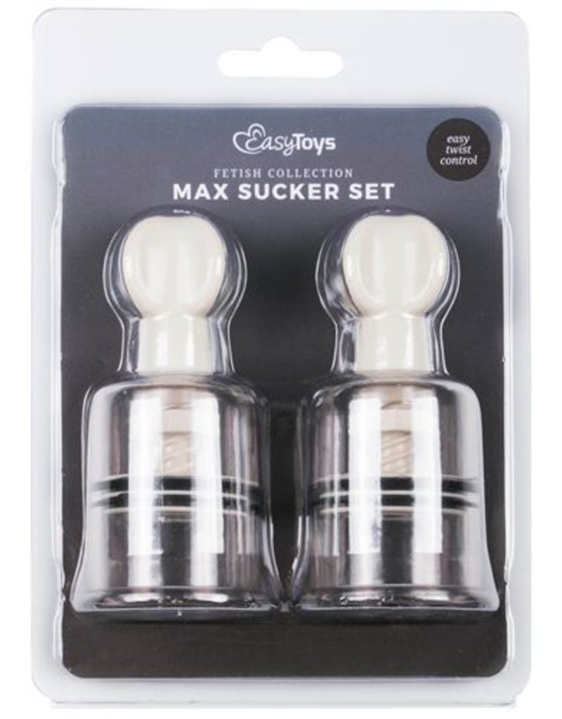 Easytoys Fetish Collection Tepelzuigers medium - 2 stuks