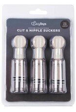 Easytoys Fetish Collection 3-delige set Tepel- en clitoriszuigers