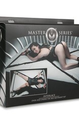 Master Series - Over en onder het bed bondageset - Zwart
