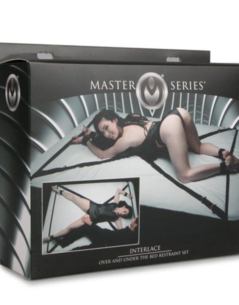 Master Series - Over en onder het bed bondageset - Zwart