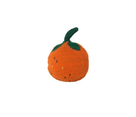 Ferm Living kids Roly-Poly Fruiticana Orange oranje katoen ø14x14cm