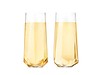 Viski Raye™ Faceted Crystal Champagne Glass (Set of 2) by Viski