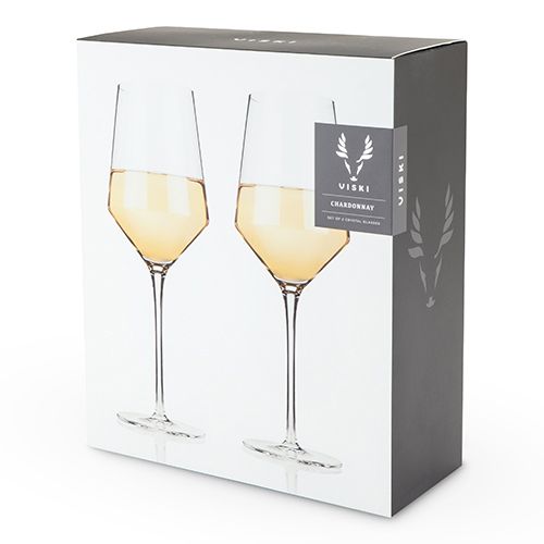 Viski Raye™ Crystal Chardonnay Glasses (Set of 2) by Viski