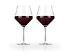 Viski Raye™ Crystal Burgundy Glasses (Set of 2) by Viski