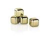 Viski Glacier Rocks® Small Gold Cubes (Set of 4) by Viski