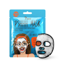 7DAYS PSHHH  Face Mask Charcoal