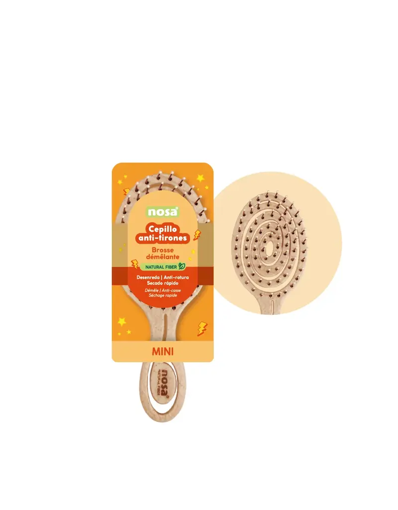Nosa Mini Detangler Brush Oranje