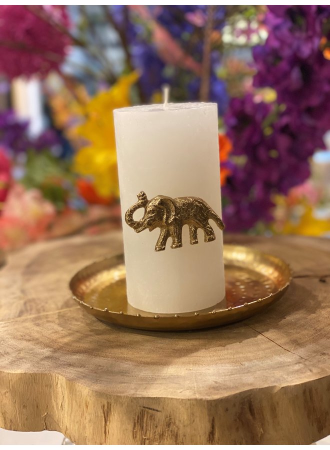 Housevitamin gouden kaars pinnen set - olifant