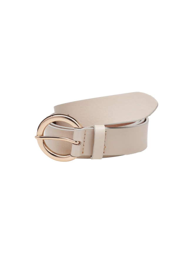 Elvy Fashion klassieke basis riem ecru-95cm