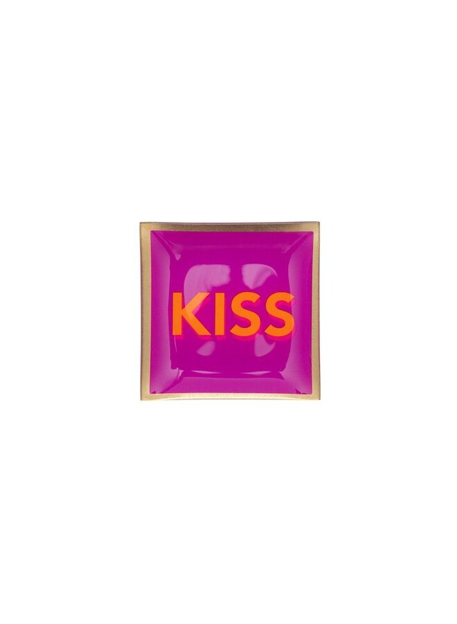 Giftcompany - Deco schaaltje - Kiss - fuchsia