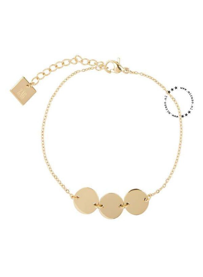 ZAG Bijoux coins armband - goud