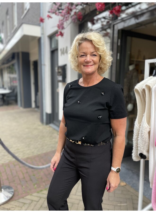 Lady Day Judie top - zwart