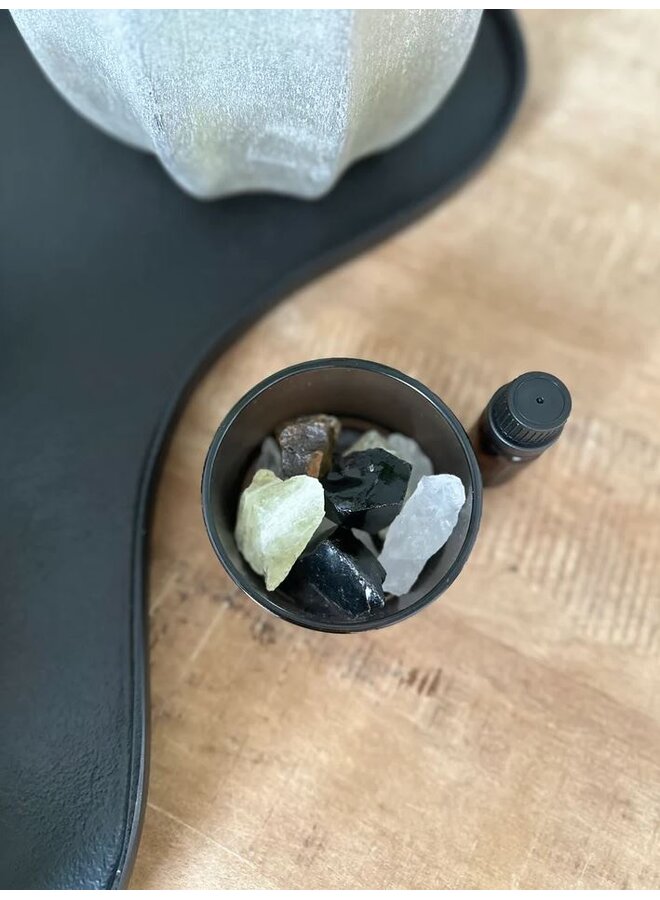 Toussaint Interieur - Giftset geurkristallen met etherische olie Grey fresh