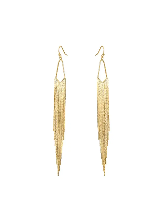 By shir  Maricruz party oorbellen - goud