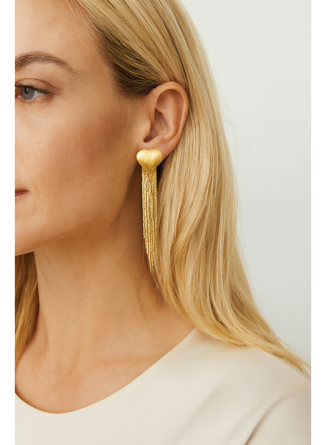 By shir  hart  party oorbellen - goud