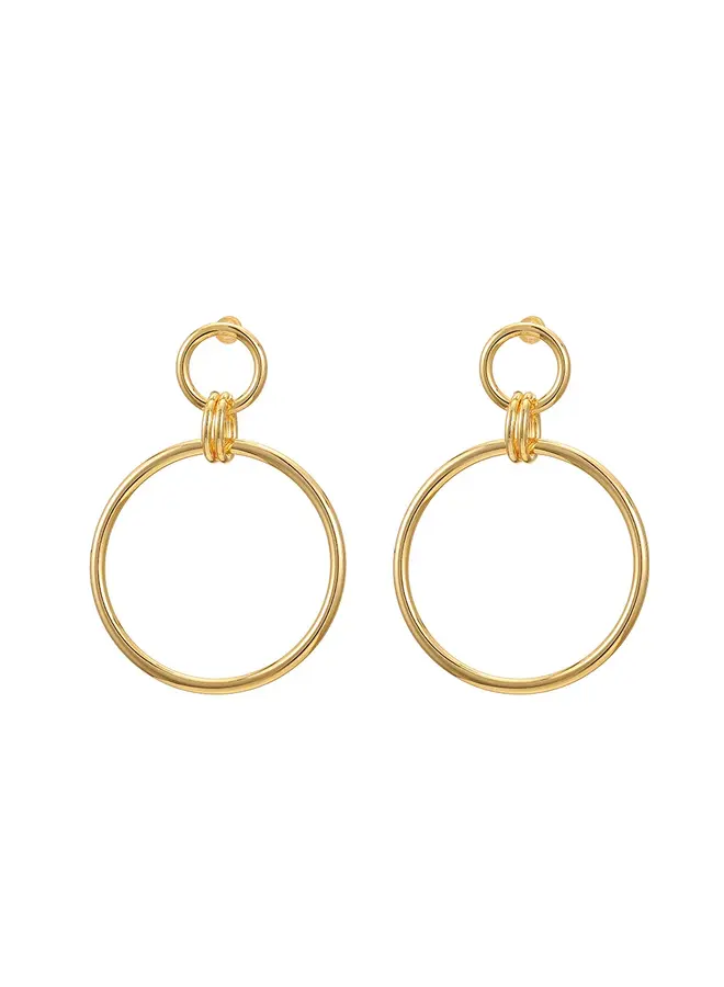 by shir statement oorbellen - goud