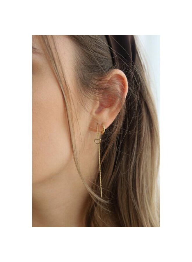 Karma Jewelry Pull through open hart