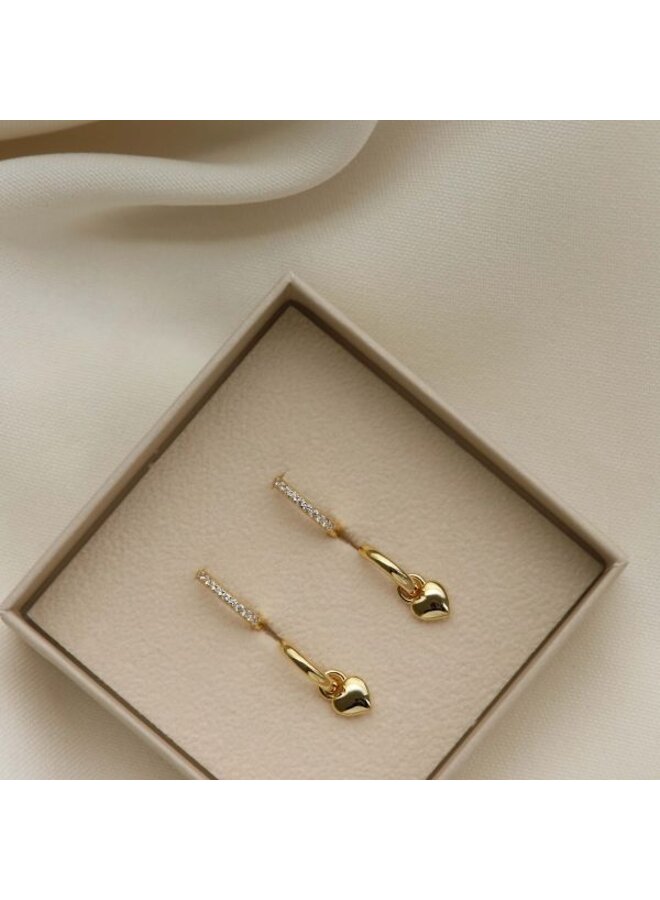 Karma Jewelry Hinged hoops loving heart