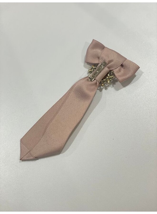 Elegante stropdas broche - roze