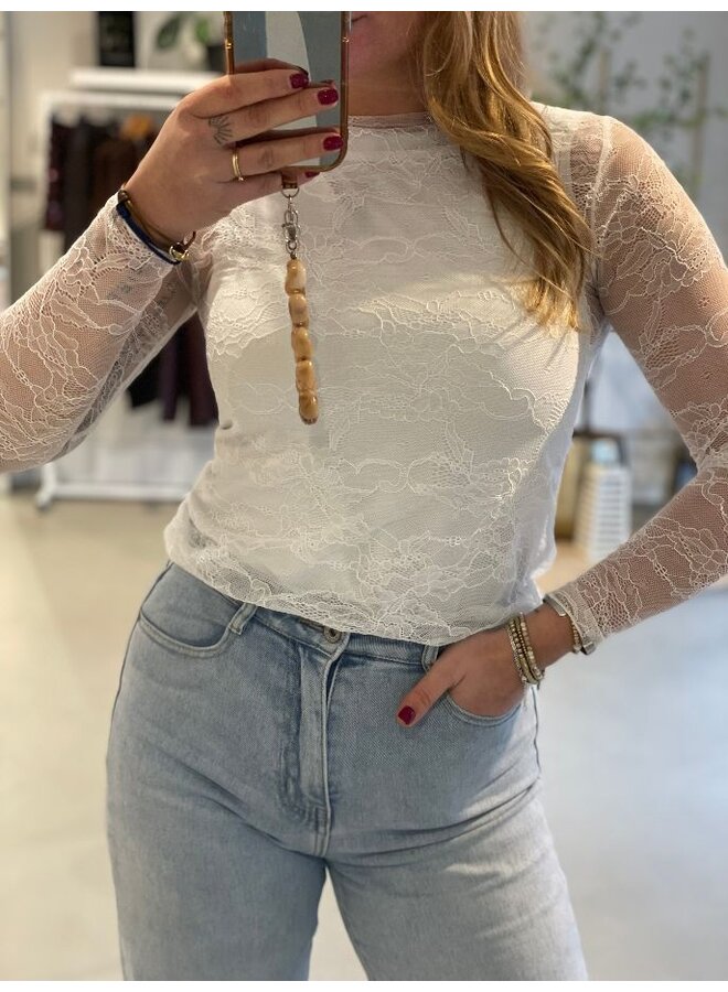Bibi lace top - wit