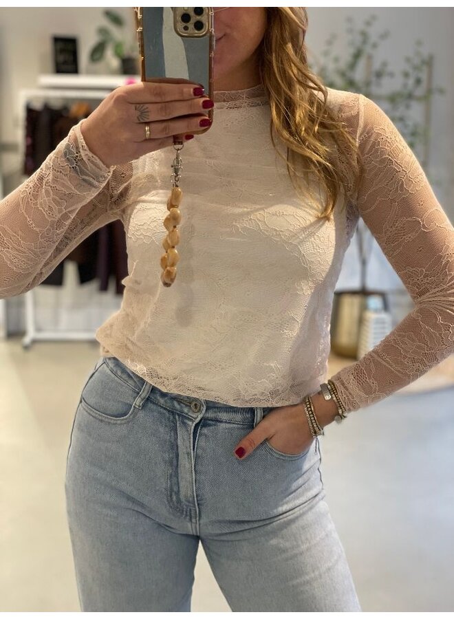 Bibi lace top - roze