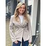 Getailleerde blazer - taupe