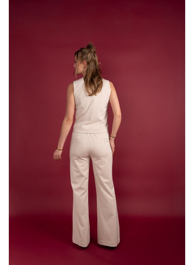 ICNK Amsterdam Jedde structured punta pants - sand