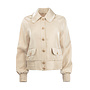 ICNK Amsterdam Nelia shiny satin jacket - off white